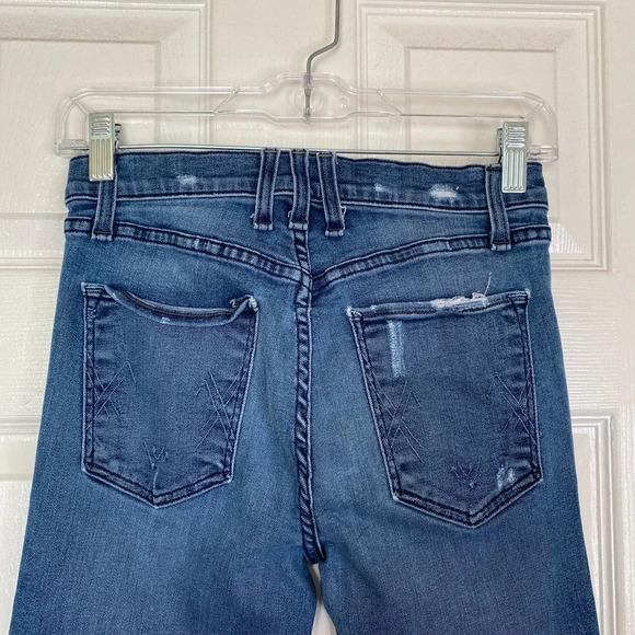 MCGUIRE DENIM Newton Split Hem Ankle Skinny Jeans Size 27P Revolve High Rise - Picture 6 of 9